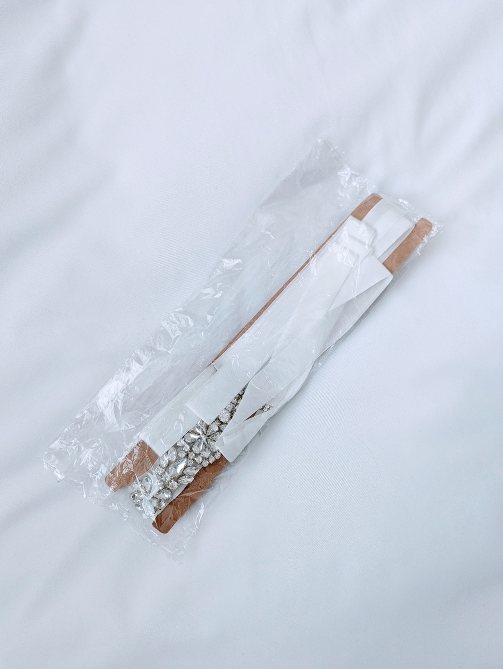 Bridal Crystal Rhinestone Wedding Dress Belt - Picture 8 of 8